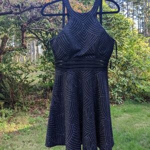 City Studio Size 7 Short Black Party Dress